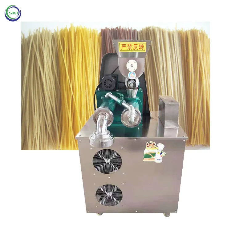 Wheat Noodle Making Machine Italian Pasta Spaghetti Pasta Extruder Machine Pho Rice Noodle Machine Rice Noodle Maker