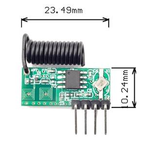 RX500D 433 MHz Funkempfänger superheterodyne UHF ASK Fernsteuerungsmodul Empfangskit kleine Größe niedriger Strom