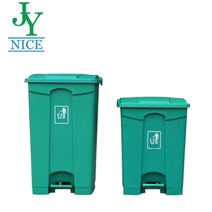 Cubo de basura de plástico con tapa interior exterior 30L/45L/68L/87L pie cubo de basura pedal contenedor de basura clasificado - Product Image 2
