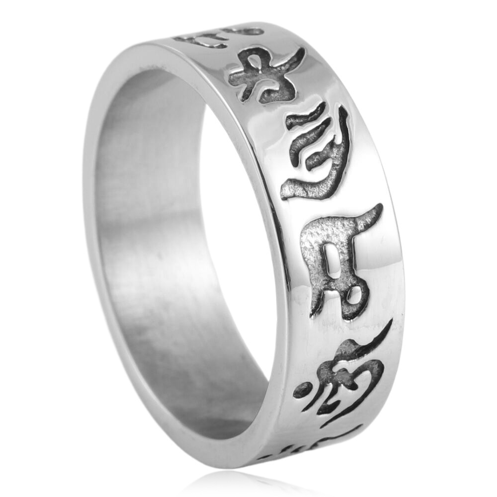Steel-set ring