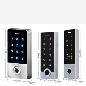 Parmak izi/akıllı kapı giriş RFID erişim kontrol sistemi parmak izi tanıma soyunma kilidi - Product Image 4