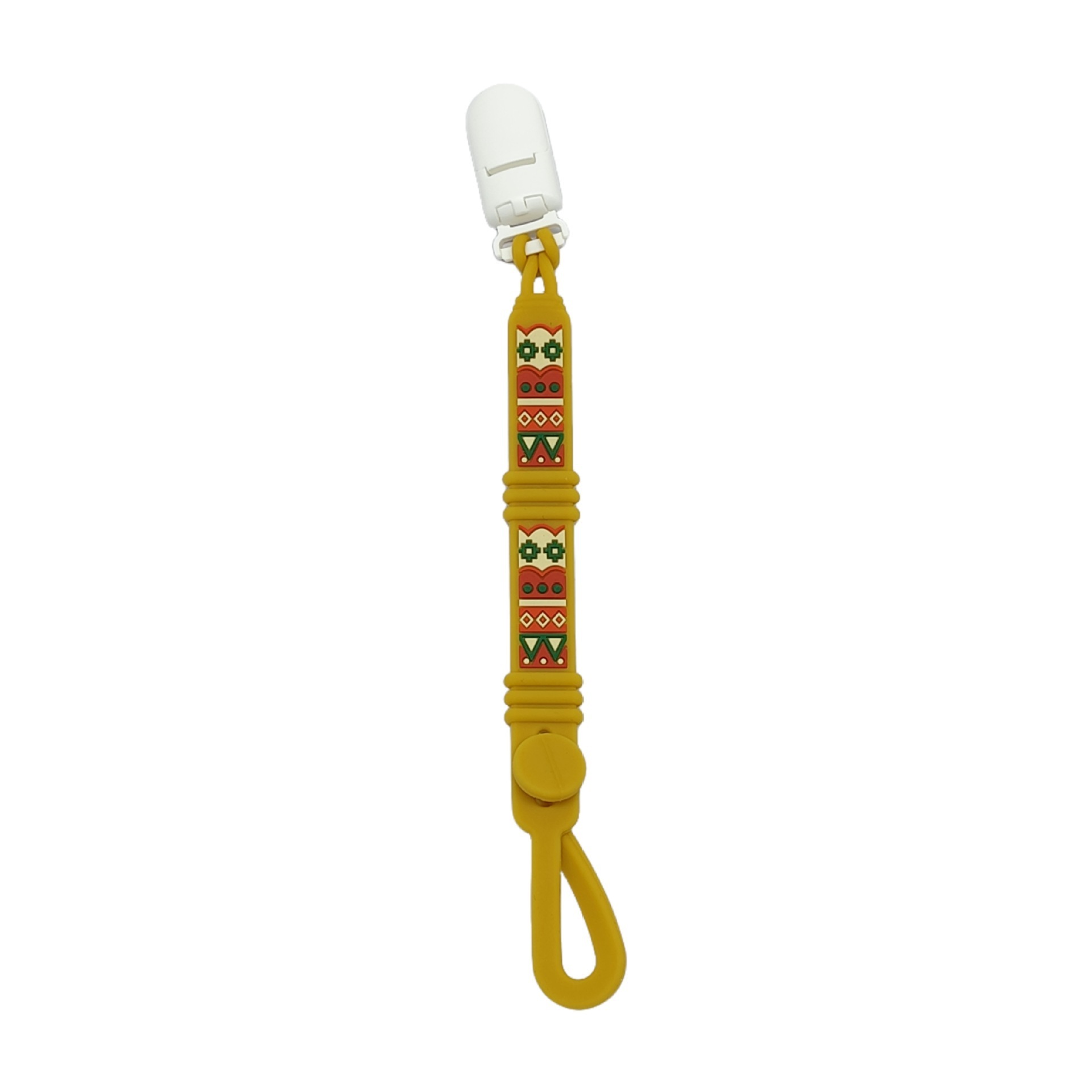 Clip per ciuccio tutto in uno in stile etnico-curcuma