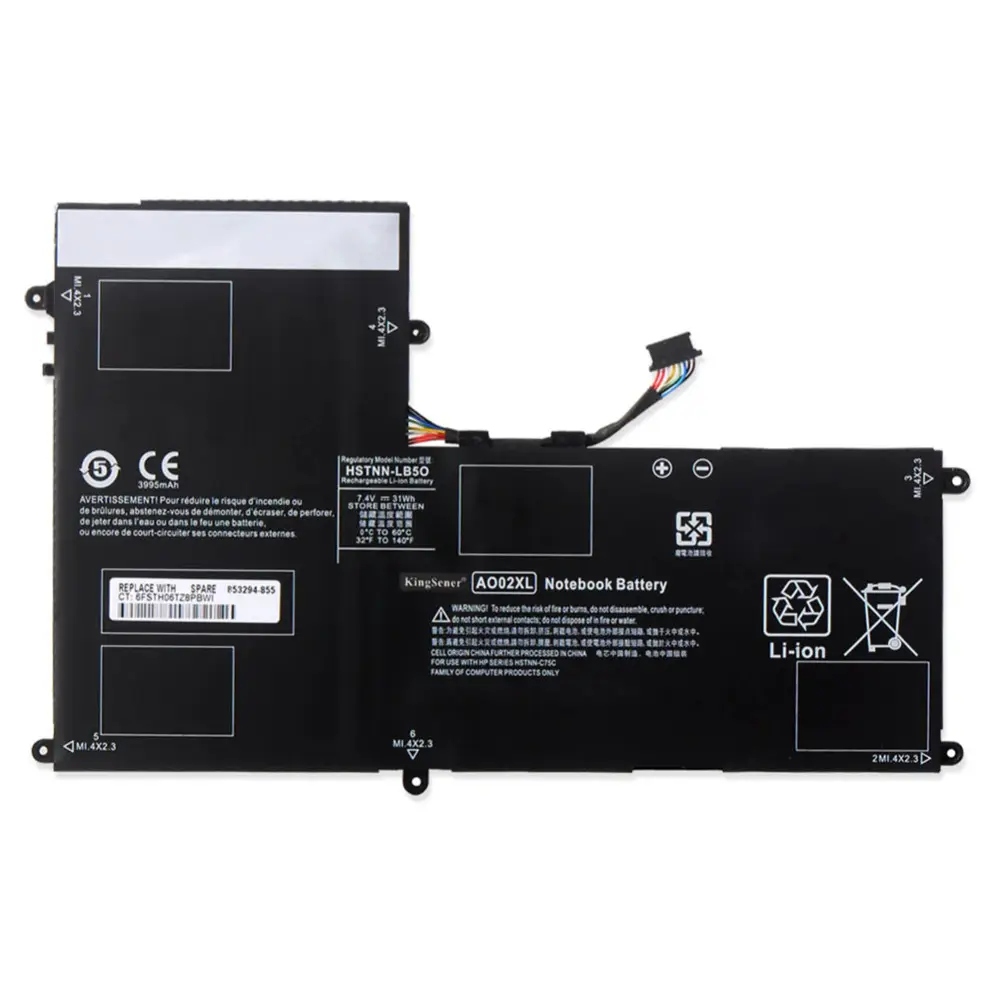 KingSener 7,4 V 31Wh, batería de ordenador portátil para HP ElitePad 728250 G2 Series, batería de ordenador portátil de la serie 121-728558 1000