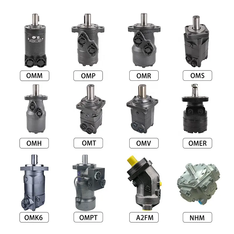 Blince Custom OEM OMR BMR OMRS OMP OMV Rexroth Weiß Eaton Parker Kleine hydraulische Hochgeschwindigkeits-Orbit-Antriebs motoren für Kehrmaschinen