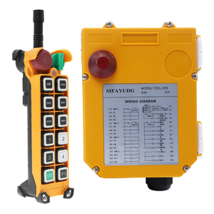 F24-12S Sturdy and Durable Single Speed 12 <strong>Push</strong> <strong>Button</strong> Industrial <strong>Wireless</strong> Remote Control <strong>System</strong> for Electric Hoist - Product Image 1