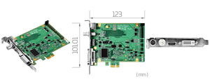 Volle Schnitts tellen P60fps interne PCIe-Video aufnahme karte für die Schulung und Schulung zur Überwachung der Fern zusammenarbeit - Product Image 3