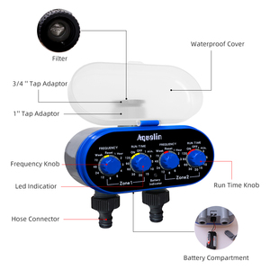 Automatic Garden Water <strong>Timer</strong> <strong>Sensor</strong> WiFi-<strong>controlled</strong> Irrigation Sprinkler LCD <strong>Display</strong> Plastic Material Manual Frequency Stock!