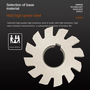 HSS içbükey yarıçapı freze kesicisi, dışbükey ark oluk freze kesicisi, şekillendirme kesici, R1 R3 R5 R10 - Product Image 3