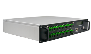 <strong>Optical</strong> fiber amplifier EDFA built in WDM 2U 1500nm CATV 8/16/32/64 port ranges from +16dBm to +23dBm <strong>output</strong> - Product Image 2