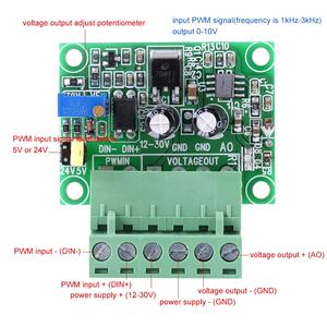 ホット1-3KHZ0-10VPWMから電圧へのコンバーターモジュールデジタルアナログボード電圧コンバーター変換ツール - Product Image 3