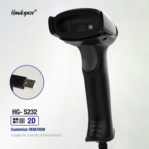 Escáner Qr Code Usb Lector de código de barras 1d Pago Barcode Shop Scanner Gun Escáner de código de barras para supermercado - Product Image 1