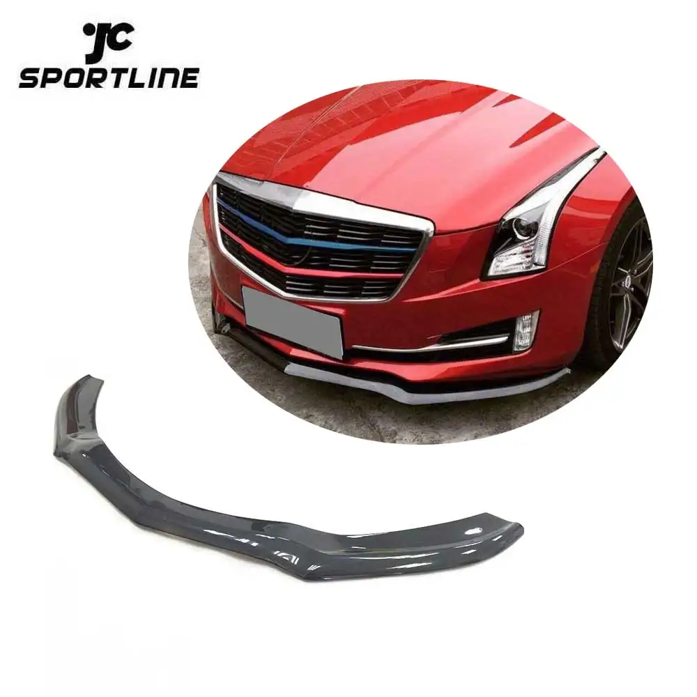 Kit de protetor frontal de fibra de carbono, adequado para cadillac ats 2013-2015