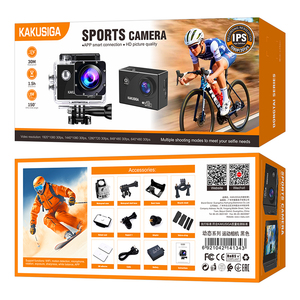 KAKUSIGA Sport <strong>Camera</strong> 900mah 2-inch <strong>IPS</strong> Display 1million Pixel <strong>Camera</strong> <strong>Recording</strong> Beautiful Life <strong>with</strong> Waterproof Shell for Riding