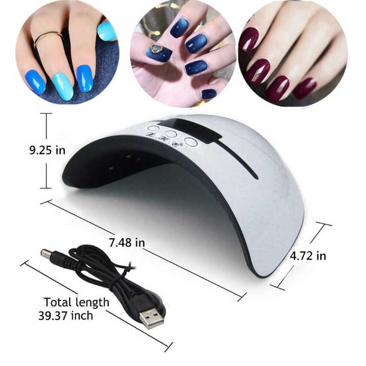 2024 High Quality Led Uv Nail Lamp 36w Nail Led Lamp Led Dryer for Nail Salon