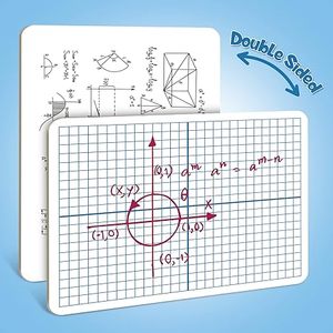 Hai mặt tương tác học tập khô xóa bảng vuông xy trục đồ thị phối hợp lưới bảng trắng toán hình vuông giấy - Product Image 6