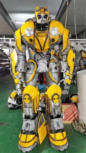 搞笑嘉年华Cosplay机器人变压器套装机器人大尺寸逼真商务促销贸易展舞蹈机器人服装 - Product Image 5