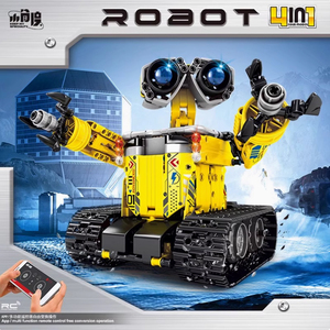 4 IN 1 Intelligenter Programmier roboter Baustein sätze Steuer roboter MOC-Steine Blocks pielzeug Bildungs spielzeug Für Jungen Mädchen - Product Image 2