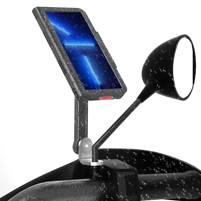 Suporte móvel com tela sensível ao toque para chuveiro bicicleta motocicleta suporte para telefone bicicleta à prova d'água