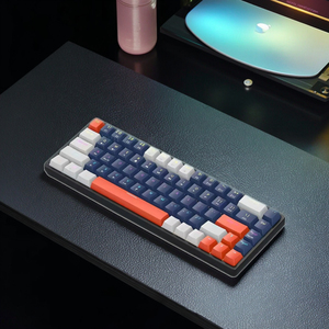 Không Dây BT 3 chế độ 68 Key RGB Mini kép màu tiêm đúc Keycap cơ khí trò chơi OEM bàn phím - Product Image 4