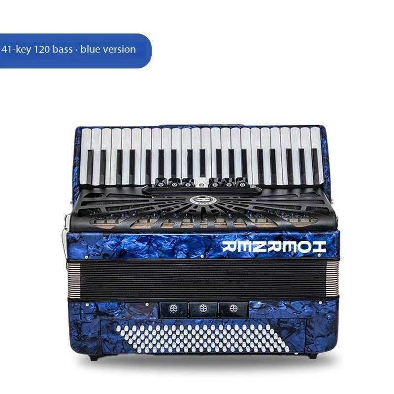 120 bass black red blue white