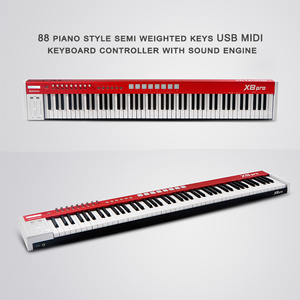 Midiplus X6pro Профессиональный 61 стиль фортепиано полувешенные клавиши USB MIDI контроллер клавиатуры со звуковым двигателем - Product Image 4