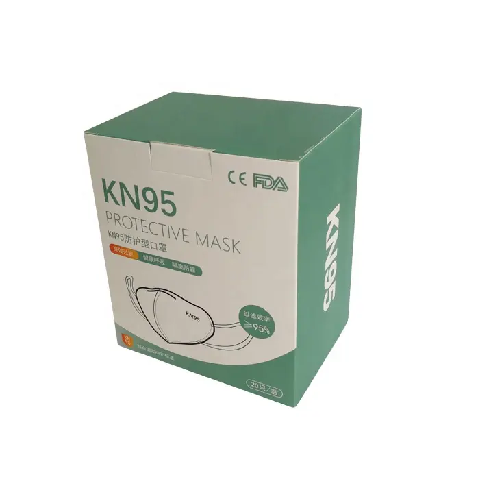 En iyi malzemeleri cerrahi N95 maskesi tıbbi tek kullanımlık karton kutu yüz maskesi