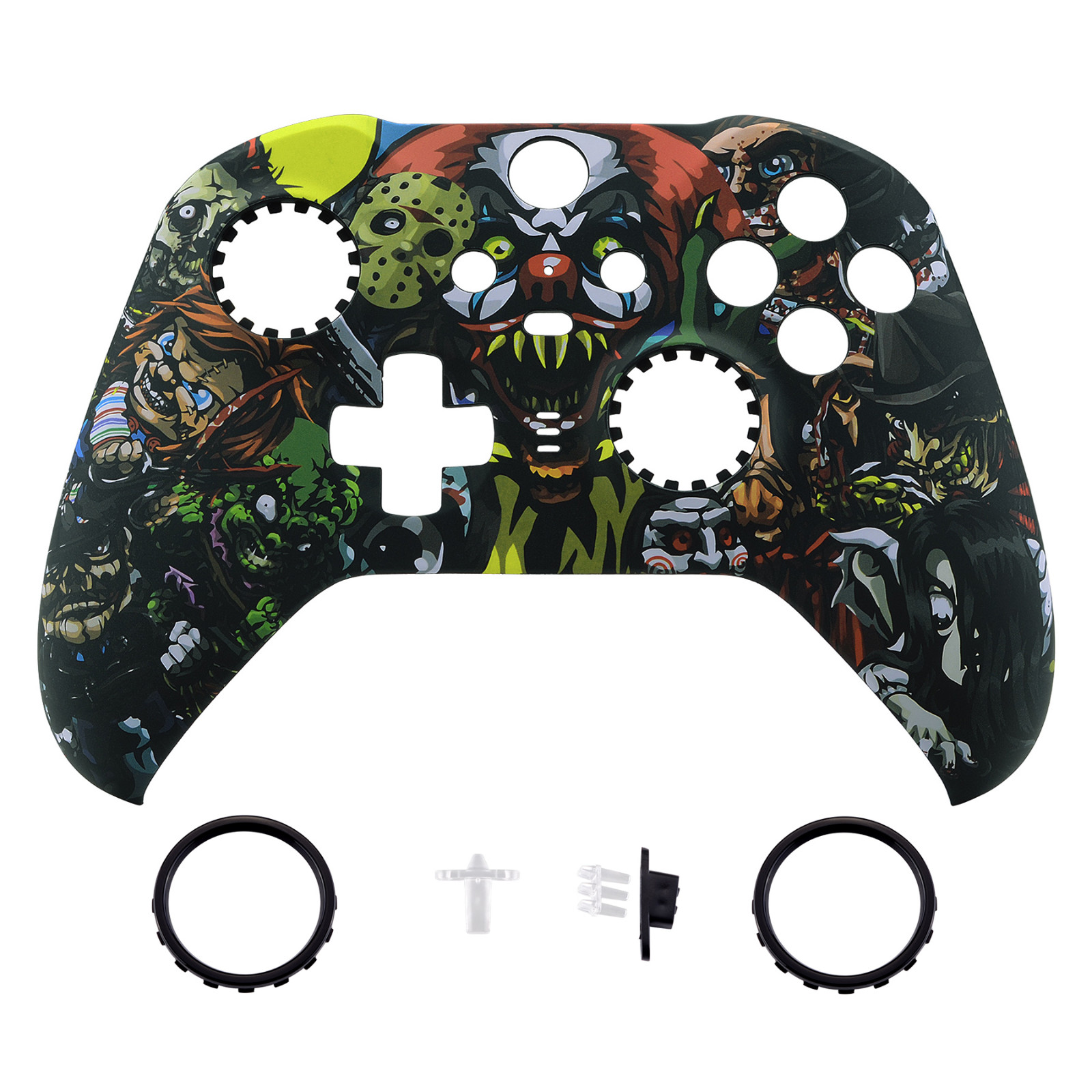 Mix Color Soft Touch Scary Party Pattern Front Shell