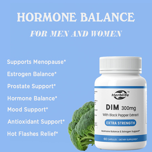 Private Label OEM DIM Supplement DIM Capsules DIM Complex for <strong>Menopause</strong> Support &amp; Balance Estrogen Balance for Women &amp; Men - Product Image 3