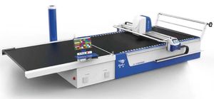 X7 2025 Upgraded Garment Cutting Machine Multi-layers Fabric Auto <strong>Cutter</strong> 7cm High Textile Oscillating Knife Cutting Machine