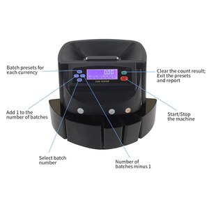 TRL硬币计数器和分拣机自动硬币分类计数土耳其硬币 - Product Image 4