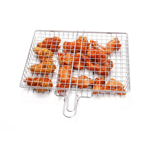 Izgara balık et sebze ve sülükler için açık pişirme için pratik barbekü aksesuarları Net klip - Product Image 4