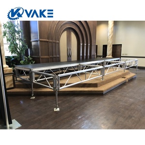 Luxo 4x8 ft Alumínio Stage Podium TUV Certified Aluminum Alloy para Concert Events Outdoor <span class=keywords><strong>Platform</strong></span>