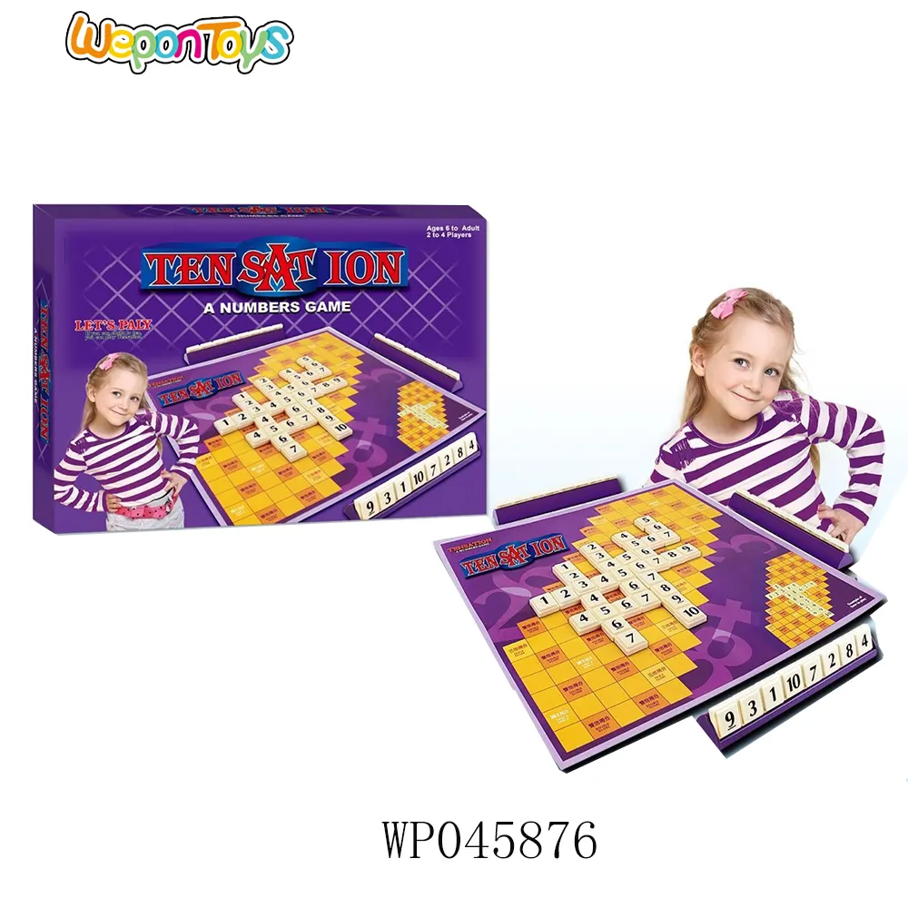 wholesale english word game plastic intellectual word puzzle game for kids