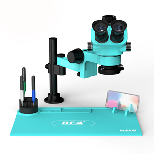 RF4 Microscopio Trinocular Digital de 360 °, 7X-50X, Zoom continuo, aumento estéreo, brazo oscilante, PCB, SMD, Chip IC - Product Image 1