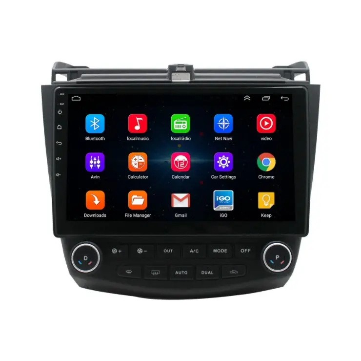 Autoradio Android, 2 go/32 go, Navigation GPS, WIFI, BT, lecteur multimédia vidéo, stéréo, pour voiture Honda Accord 7 (2003 à 2007)