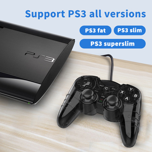 用于PC PS3的有线USB蒸汽游戏手柄双振动反馈涡轮触发器游戏控制器 - Product Image 6