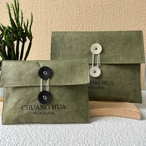 Chuanghua Custom Logo Reistas Handgemaakt Duurzaam Tyvek Document Pakket Zeefdruk Papieren Zakken Voor Verpakking - Product Image 1
