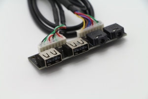 Dual USB 3.0 doppia porta 3.5 Audio PC custodia del Computer pannello anteriore USB interruttore di alimentazione cavo scheda principale supporto OEM ODM - Product Image 4