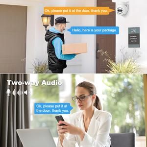 Sistema de cámara de seguridad Wifi de 5MP con kit inalámbrico Nvr 4ch o 8ch Cámara Domo Ptz para el hogar - Product Image 4