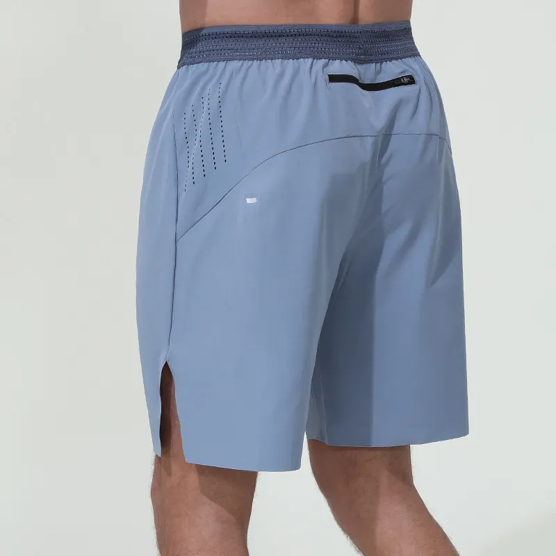 Mens Running Shorts  Back Zip Pocket Running Workout Shorts Gym Man Shorts Unisex Athletic Breathable Summer Casual Shorts