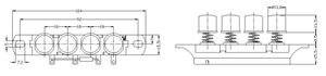 New Design 4Key Piano <strong>Keyboard</strong> Switches for Electric Fan - Product Image 6