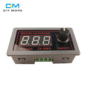 Controlador de velocidad de Motor DC, regulador de voltaje de DC9-60V, pantalla Digital ajustable, Control de velocidad, 12V, 24V, 36V, 500W, 12A, PWM - Product Image 3