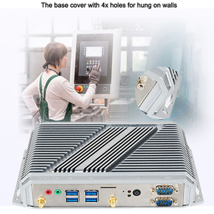 Zeroone mini pc j4125 computadora de escritorio todo aluminio sin ventilador cliente Delgado enrutador Industrial computadora Brother PC sistema