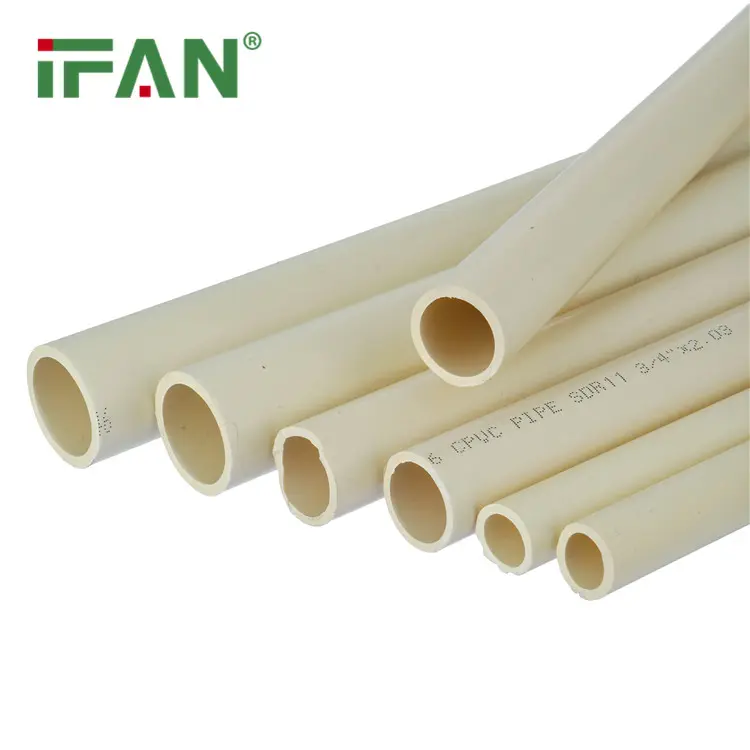 IFAN certificado CE fabricante de PVC al por mayor 1/2 ''-4'' todos los tamaños SCH 40 80 ASTM 2846 Din plástico PVC tubería de agua precio tubo de PVC