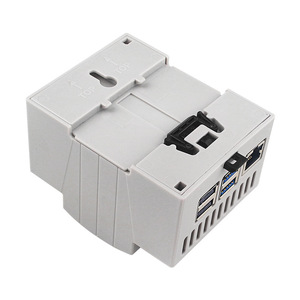 Factory Direct ABS Plastic <strong>Raspberry</strong> <strong>Pi</strong> 5 <strong>Case</strong> With DIN Rail Mount Support - Product Image 4