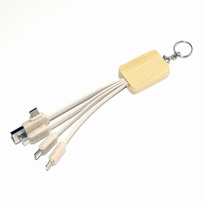 广州3合1 12V USB便携式钥匙扣多功能适配器电缆套件，带PVC护套移动设备数据线电缆套件 - Product Image 2