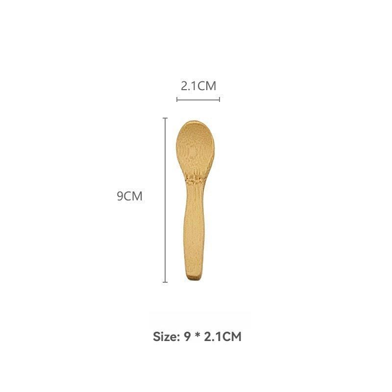 WY017 bamboo spoon 9 * 2CM