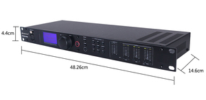 Karaoke professionale digital audio processorF 2 ingresso 6 uscita processore segnale audio digitale - Product Image 6