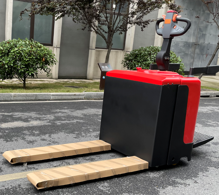 SHUN CHA Hot Selling Stand on Electric Pallet Truck 2Ton 2.5Ton 3Ton Electric Pallet Jack on Sale