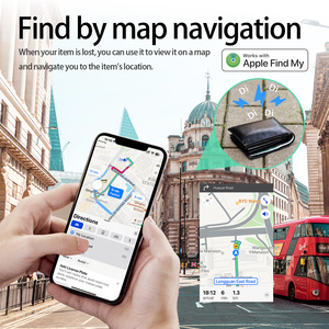 MFi Certified Card Finder Thinner <strong>Low</strong> Power Consumption Itag Find My Device Air Tag Wallet Card Finder GPS Locator <strong>Tracker</strong>